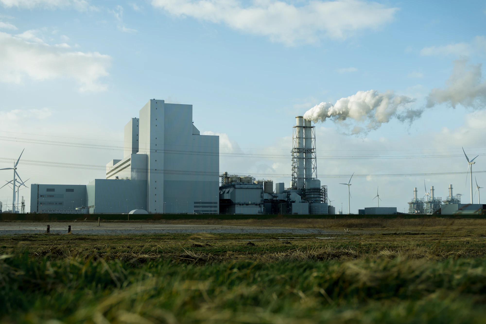 An industrial plant seen from outside