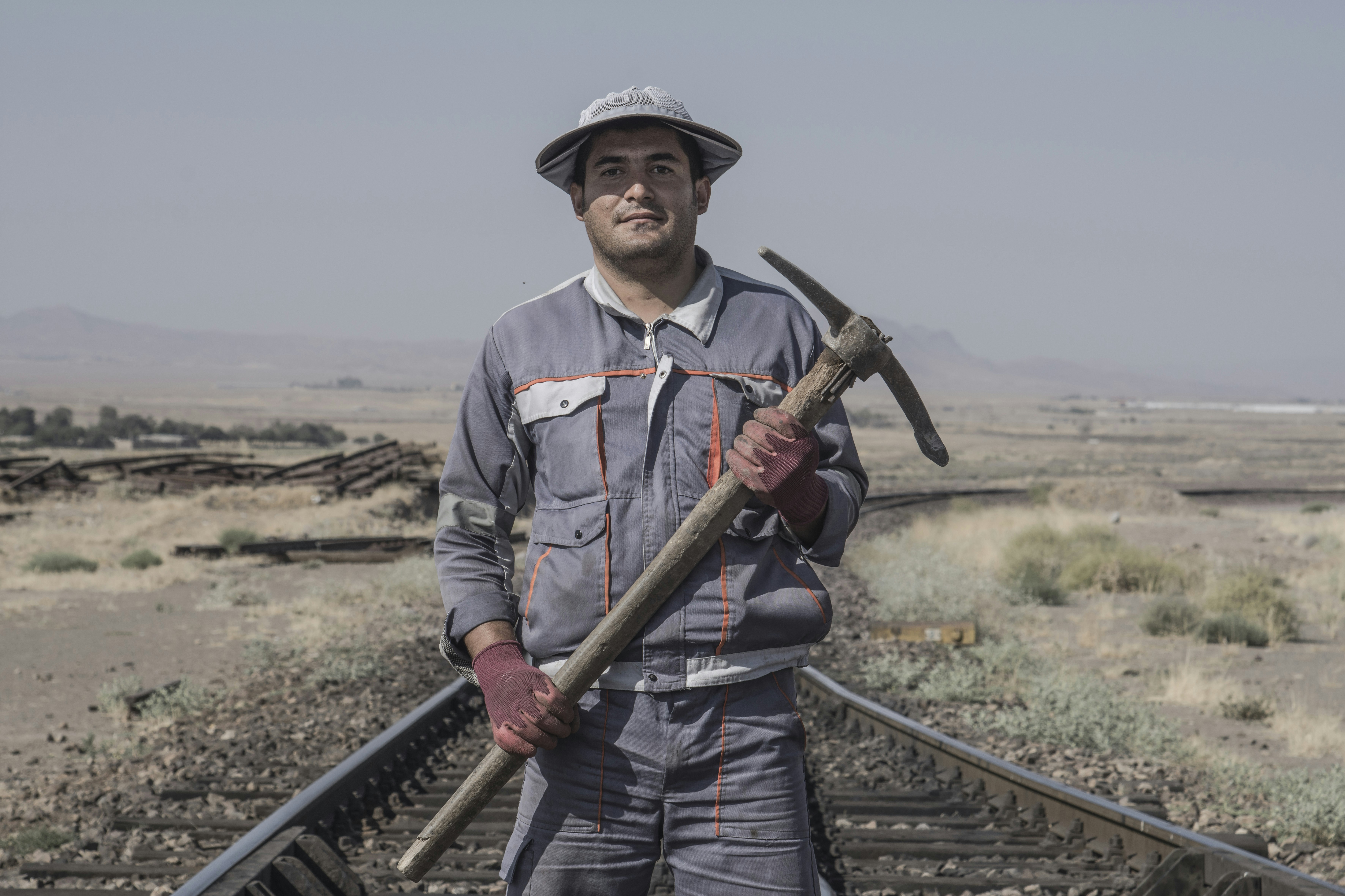 Iranian Railway Worker