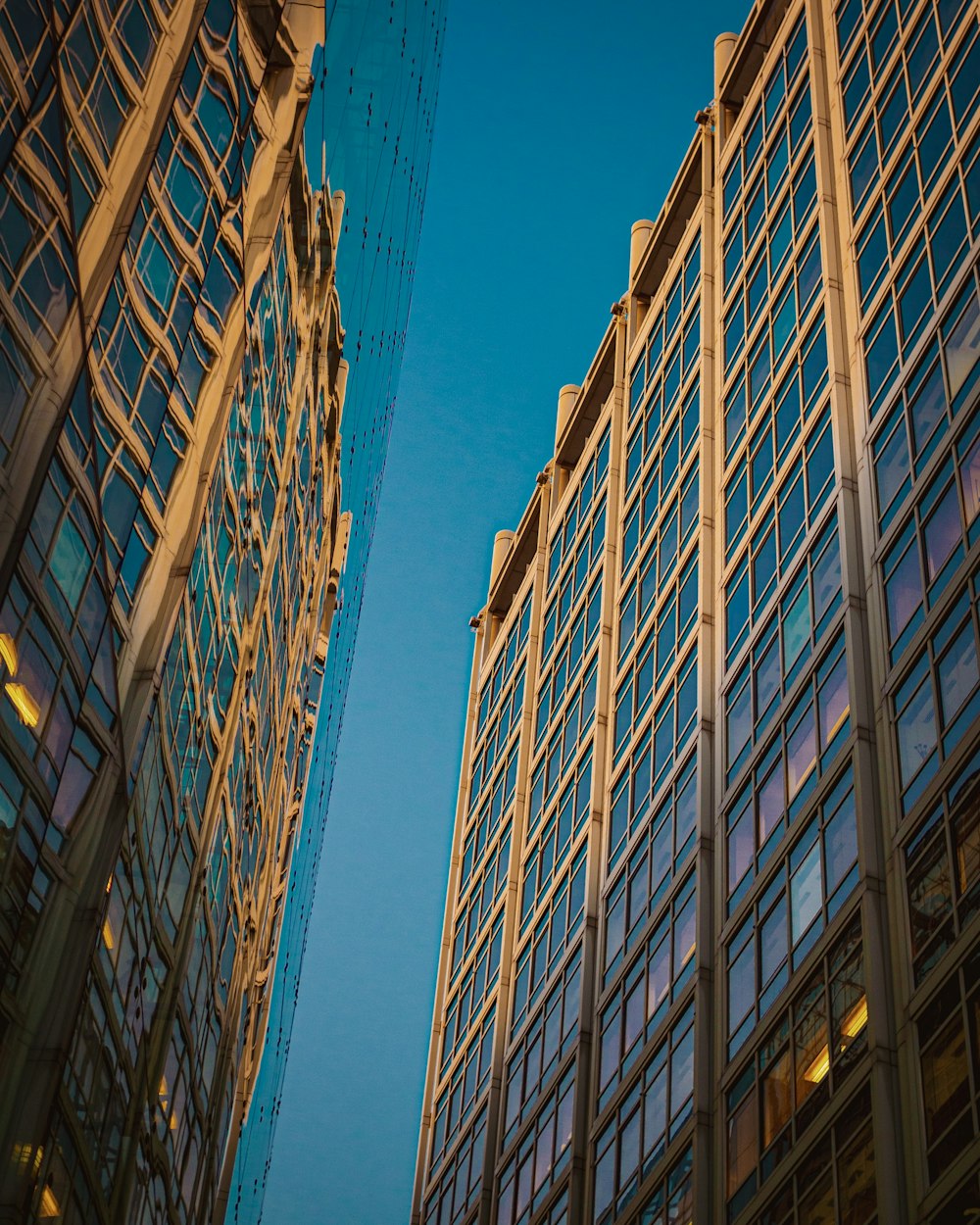 white and blue concrete building