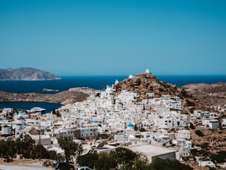 white and brown houses near body of water during daytime
