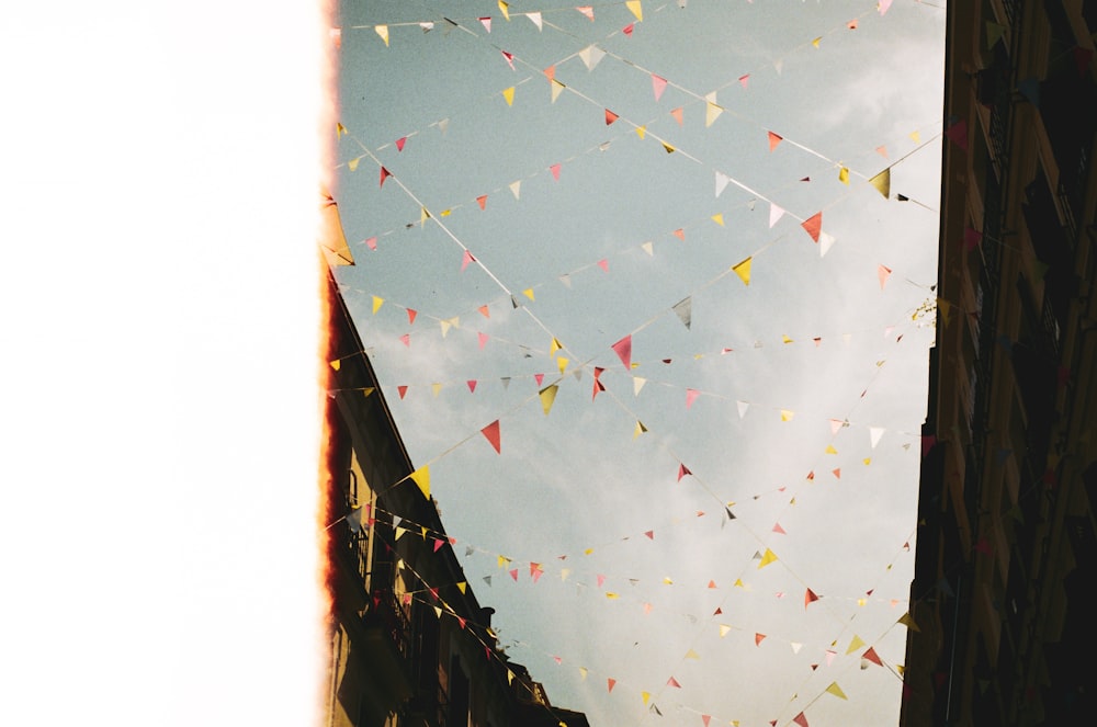 white red and blue heart balloons