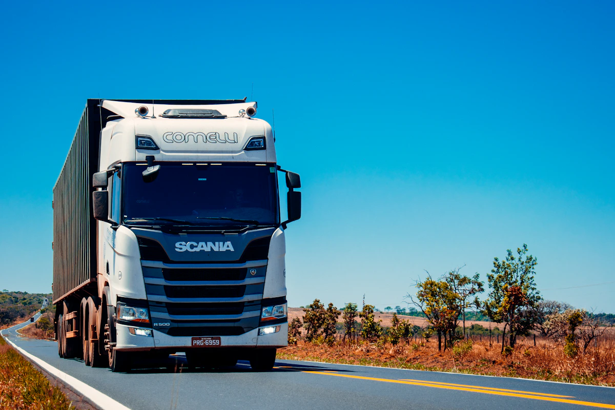 Road freight truck