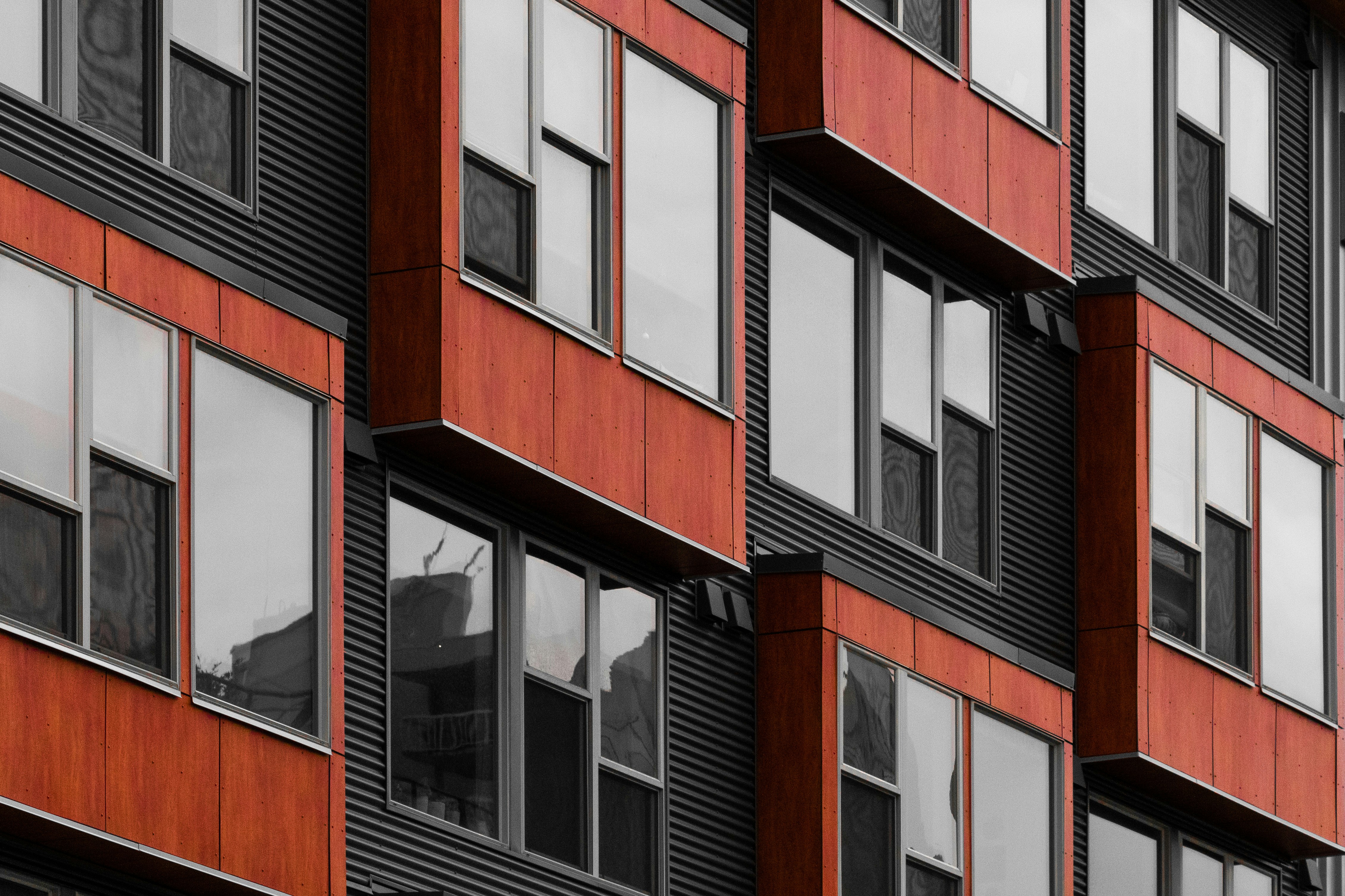 brown and white concrete building