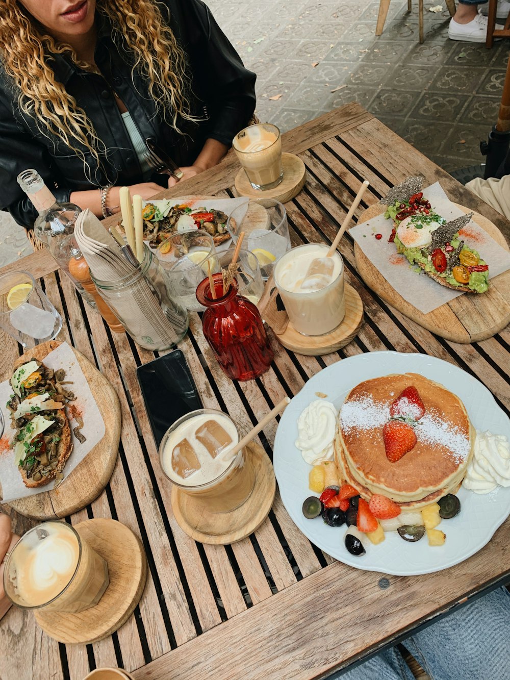 white ceramic plates on table