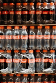 coca cola plastic bottle lot