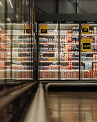 a grocery store filled with lots of drinks