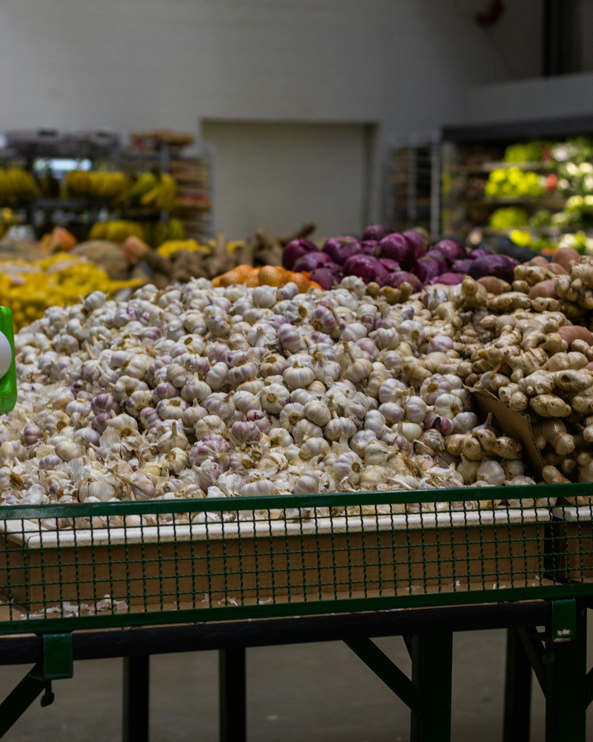 garlic, ginger grocery supermarket