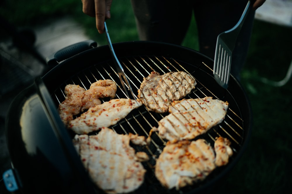 fried food on black pan