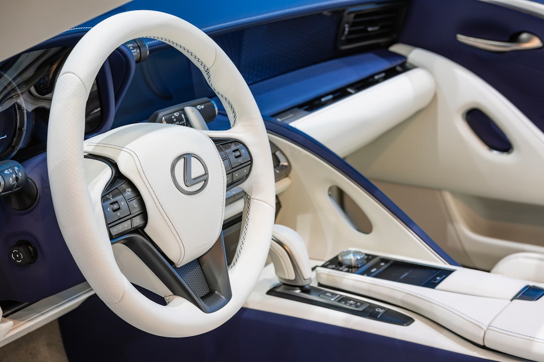 white mercedes benz steering wheel