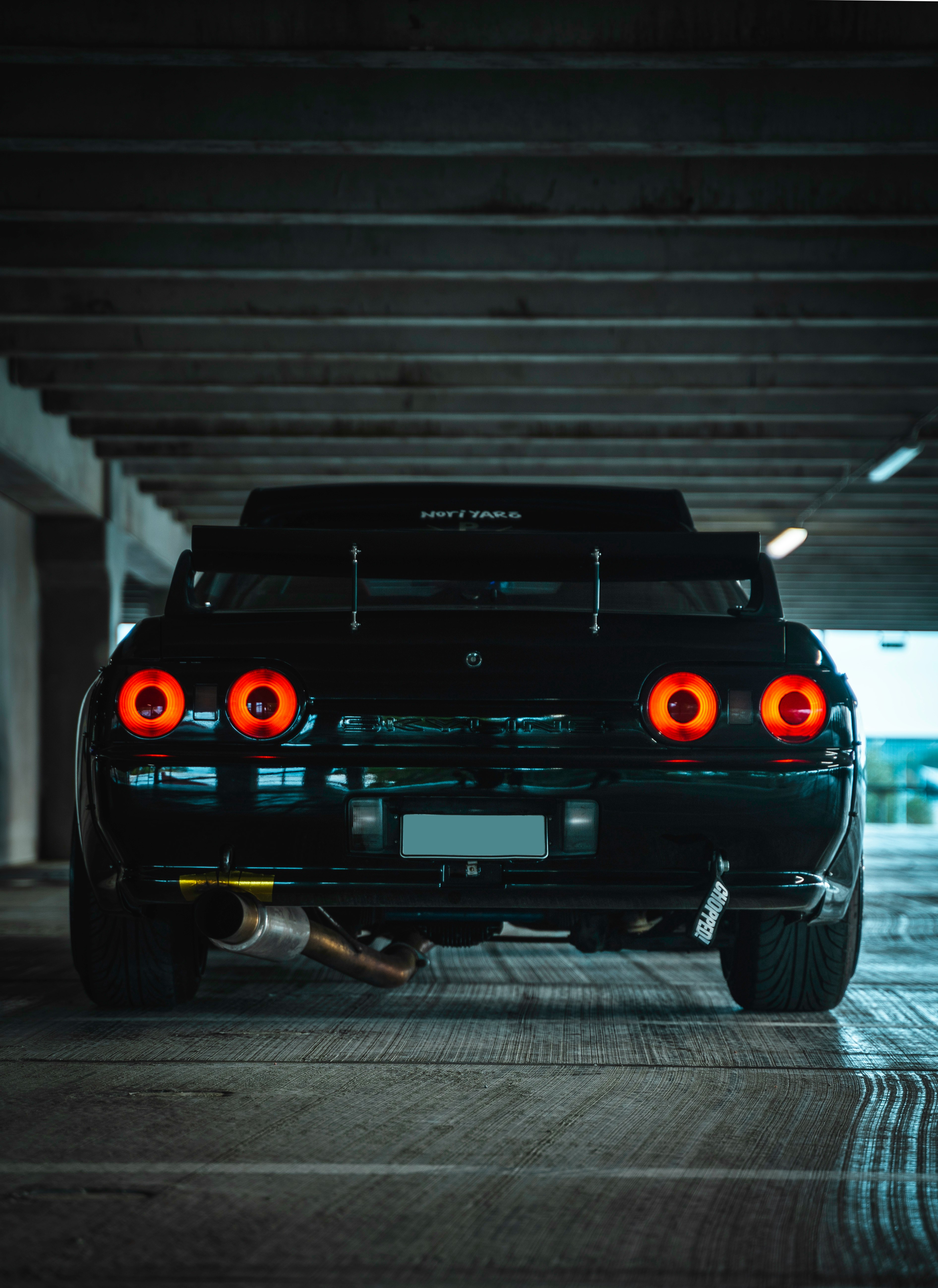 black bmw m 3 on road