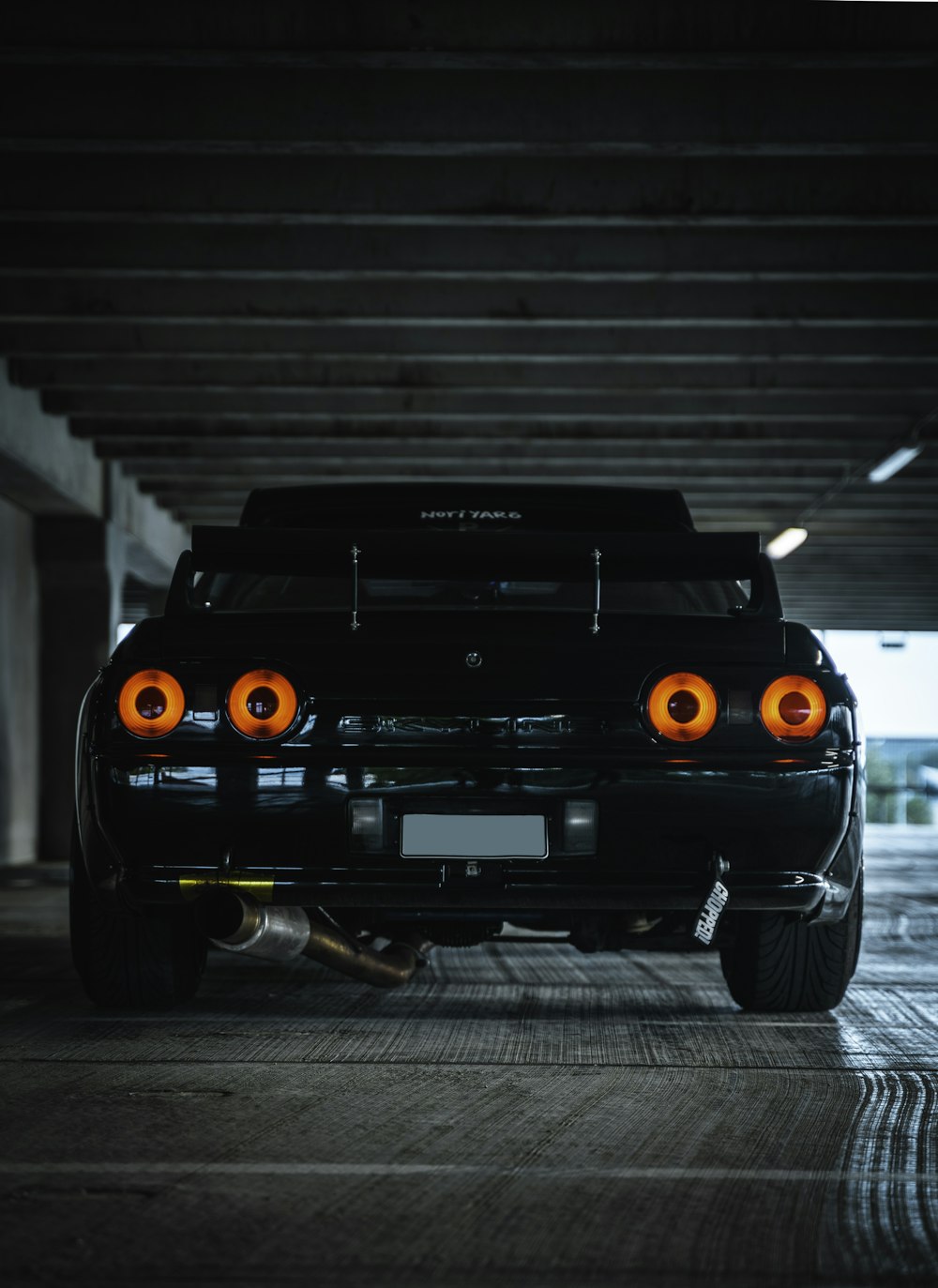 black bmw m 3 on road