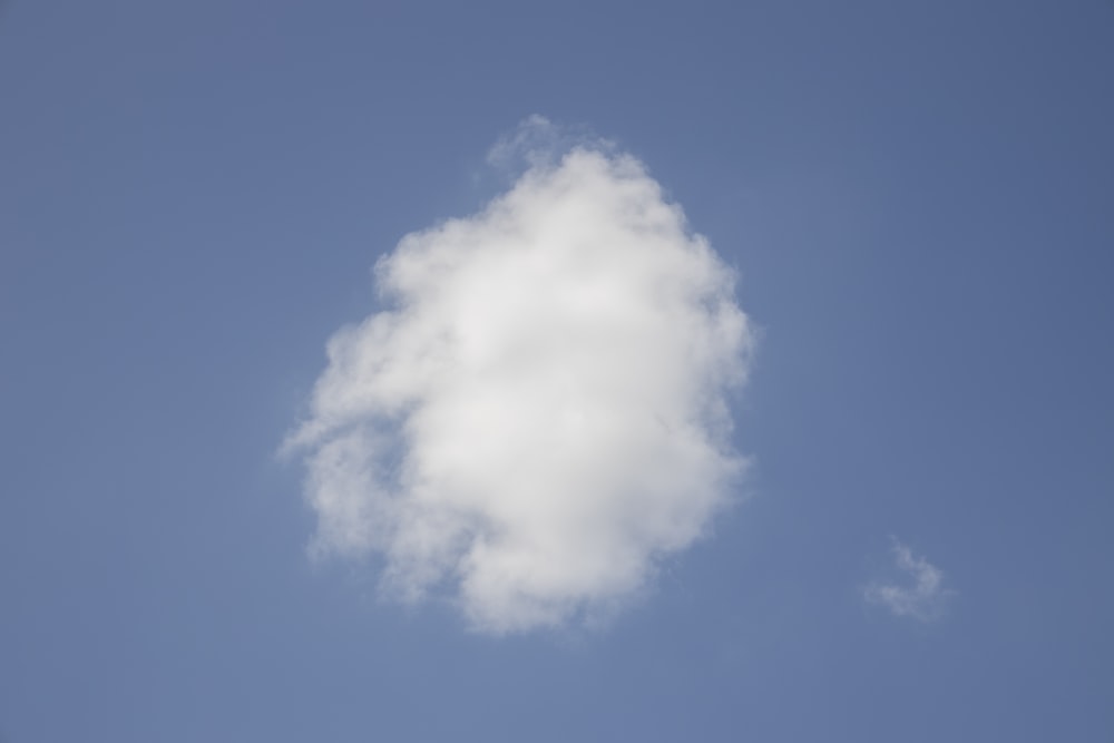 white clouds on blue sky