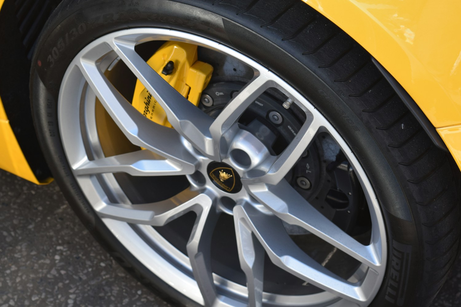 Tire tread close-up