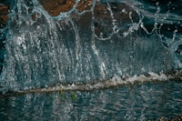 water splash on body of water