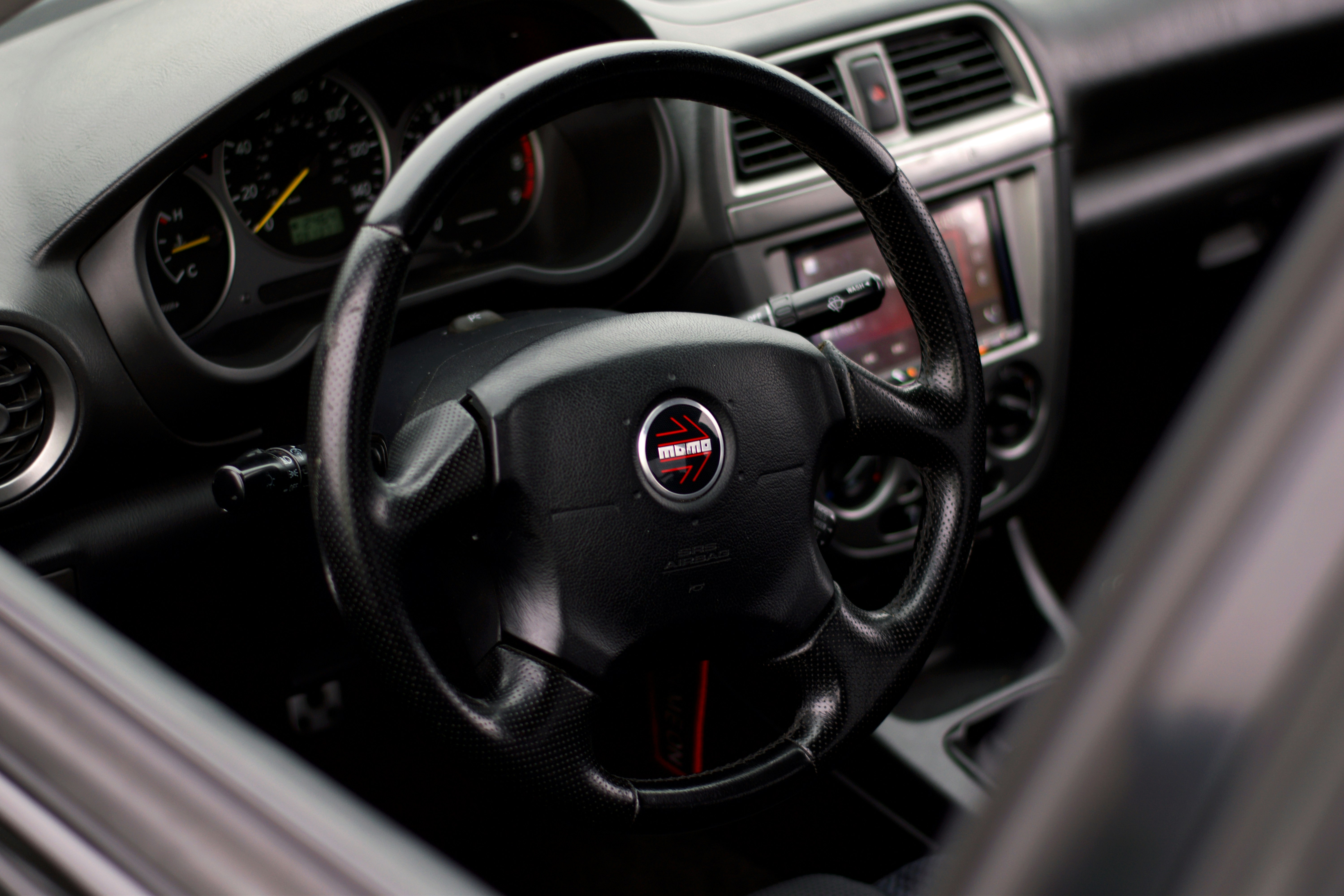 black bmw car steering wheel