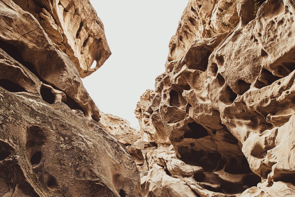 brown rock formation during daytime