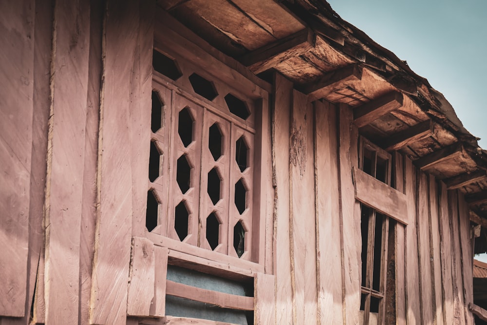 brown wooden window frame during daytime