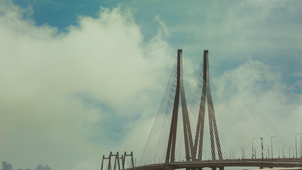 gray bridge under white sky