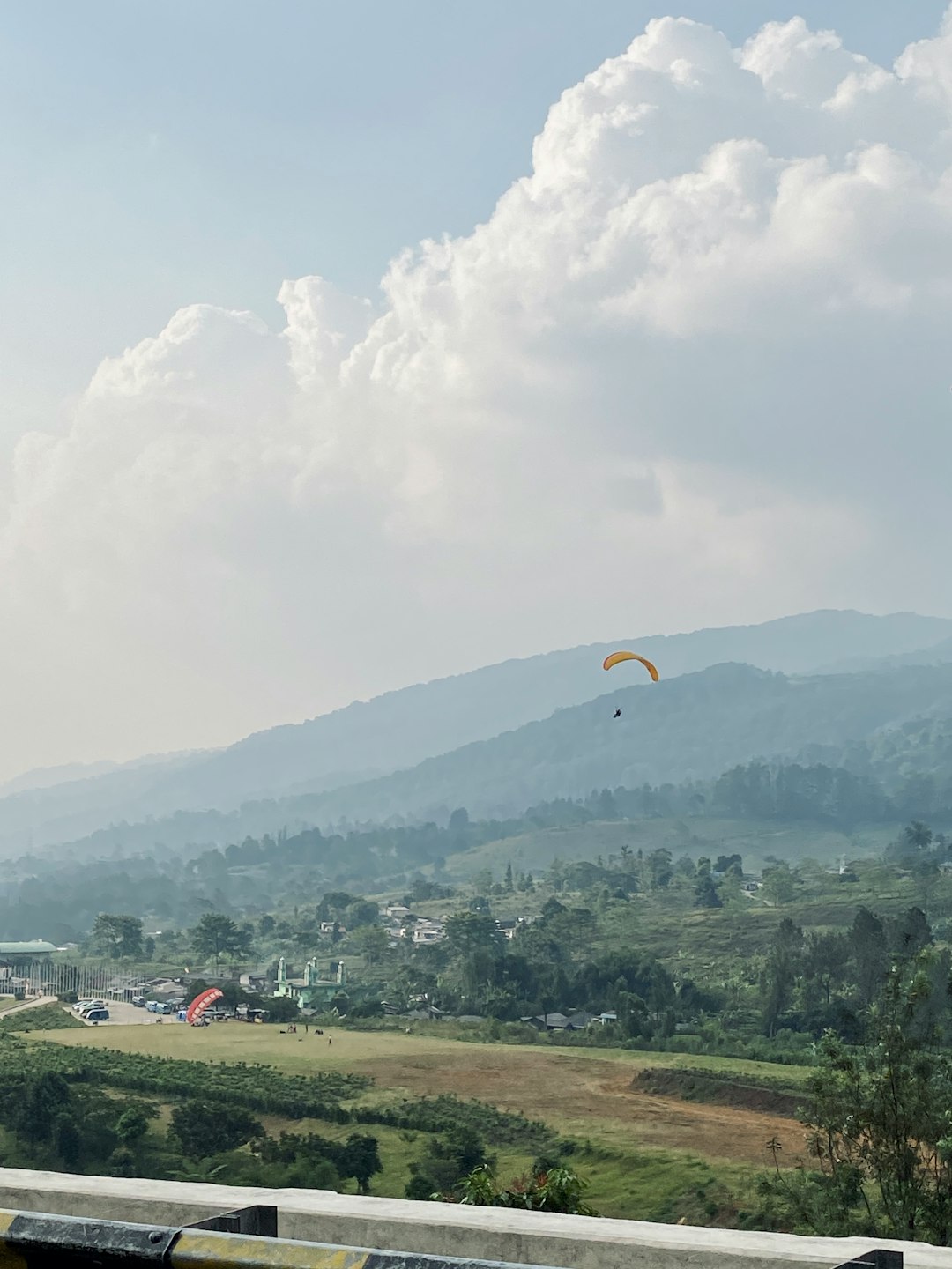 travelers stories about Paragliding in Jalan Raya Puncak, Indonesia