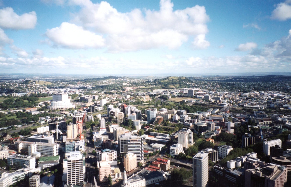 aerial view of city buildings during daytime