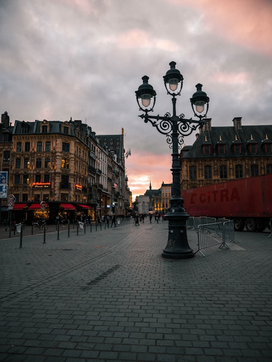 people walking on street near brown concrete building during daytime in La Vieille Bourse France