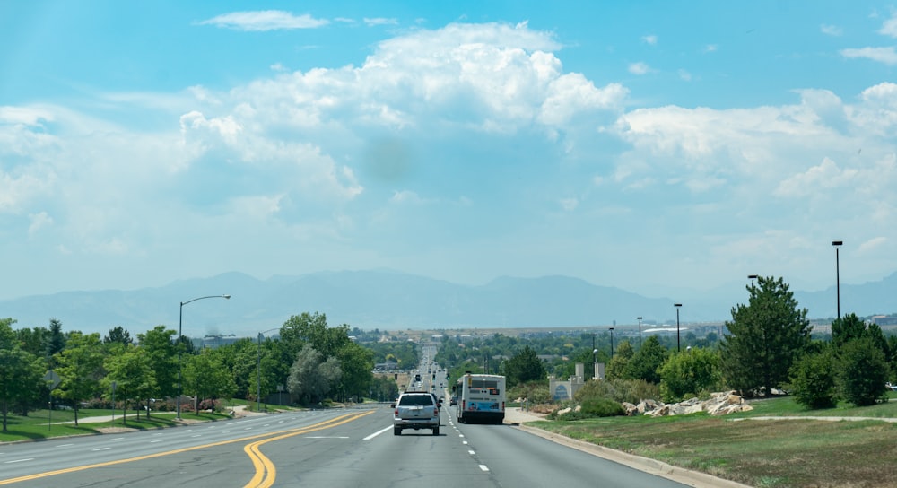 white truck on road during daytime