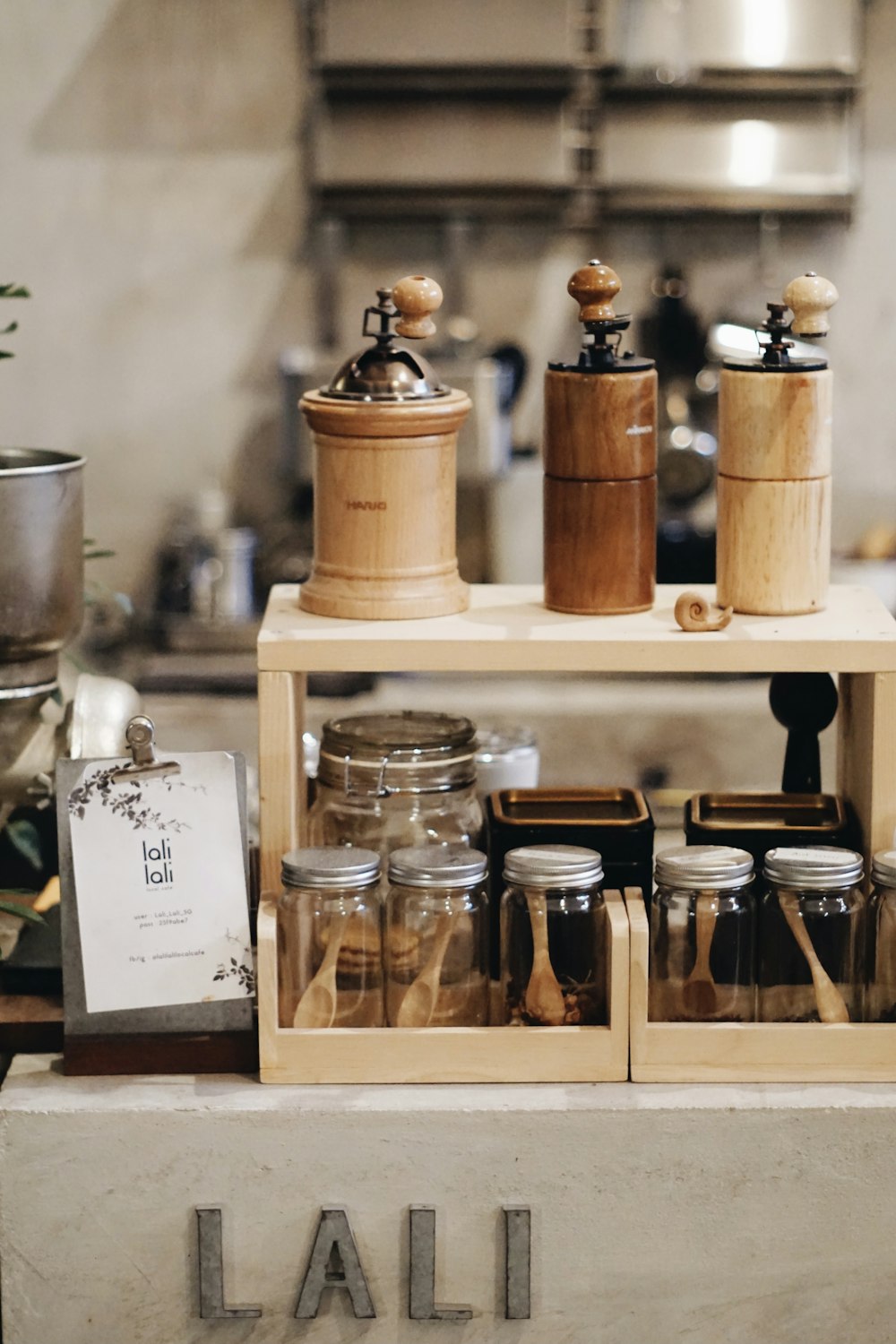 brown glass bottles on brown wooden shelf