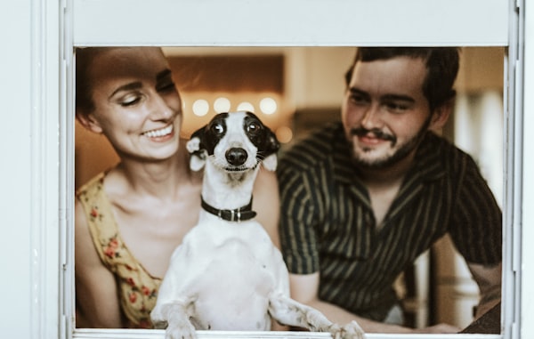 Woman with dog