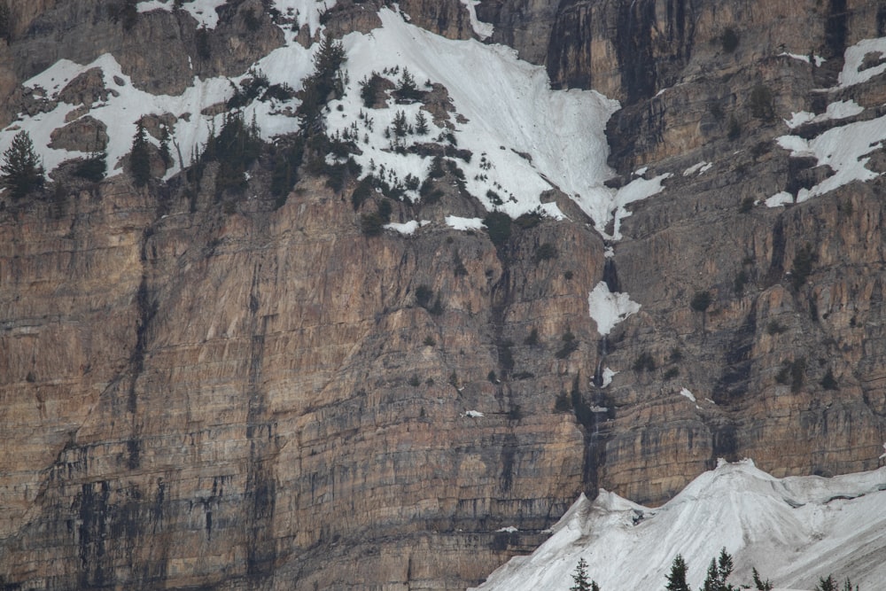 brown and white rocky mountain