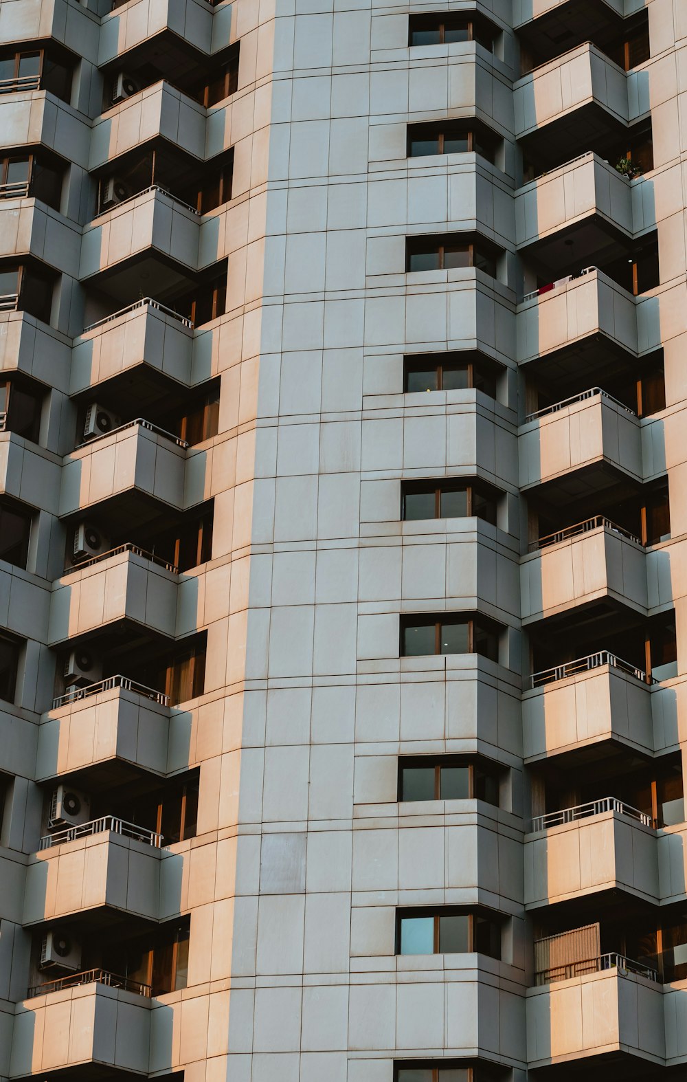 brown and white concrete building