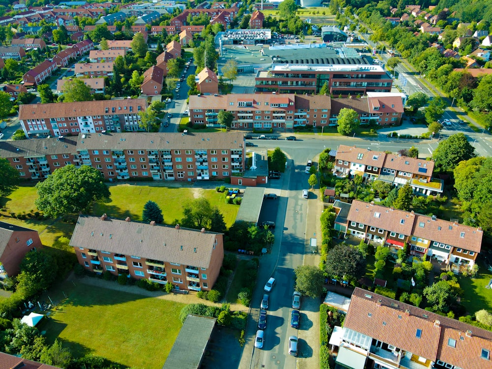 aerial view of city buildings during daytime