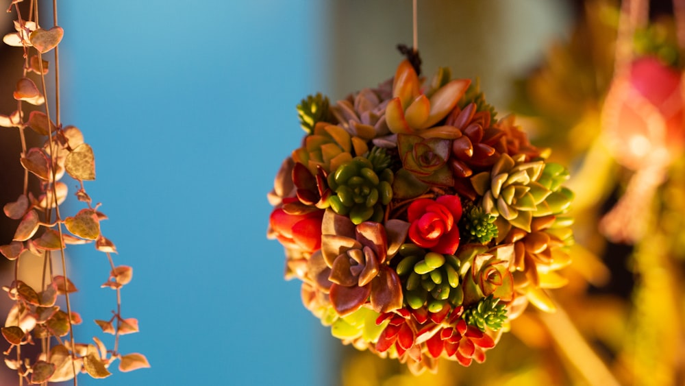 yellow and red roses bouquet