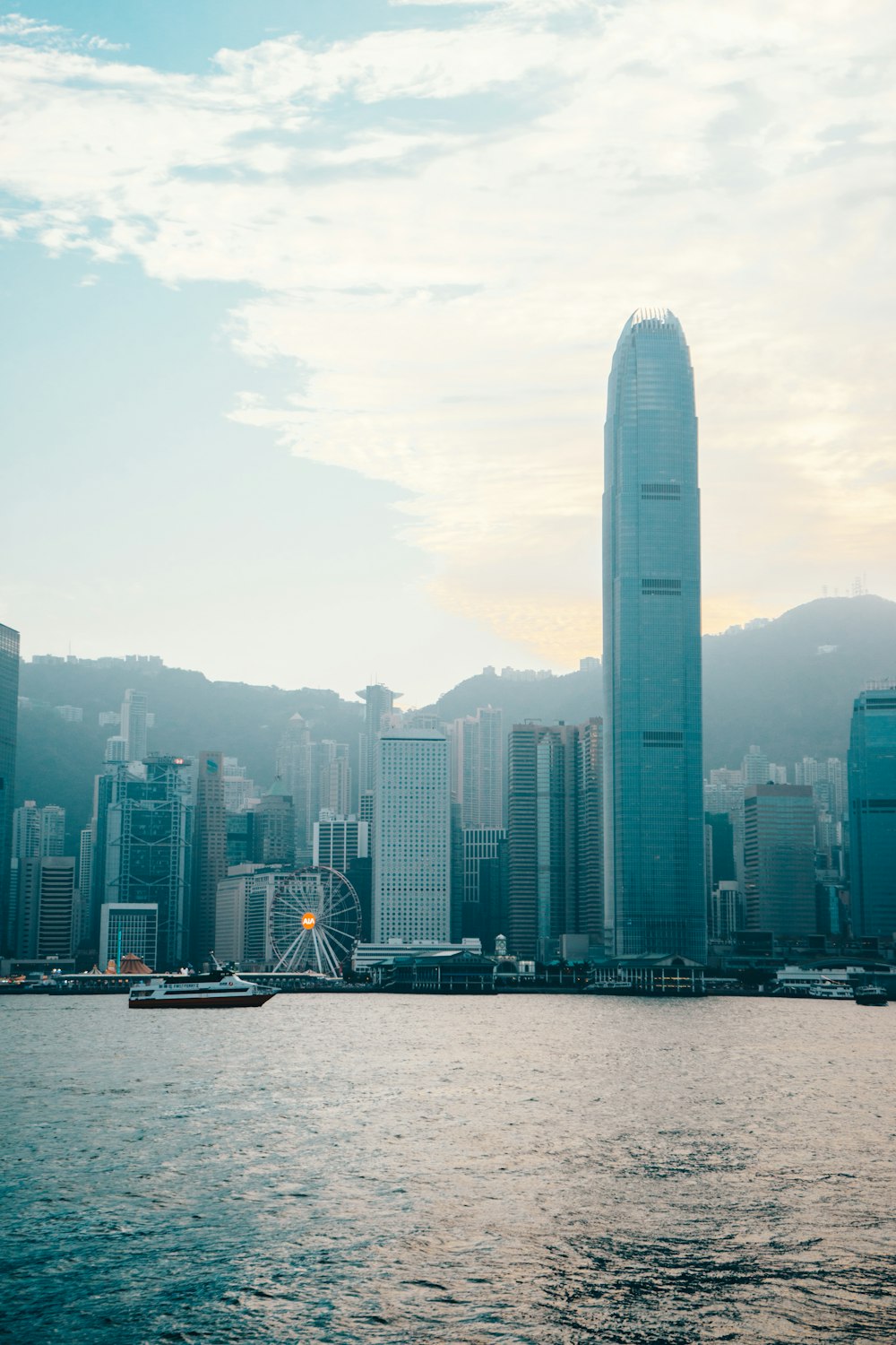 city skyline across body of water during daytime