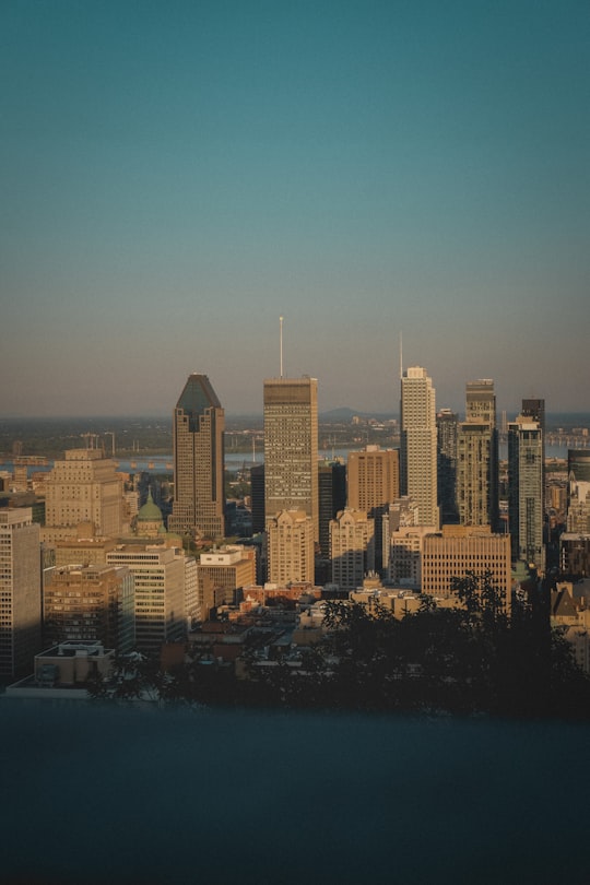 city skyline during night time in Plateau Mont-Royal Canada