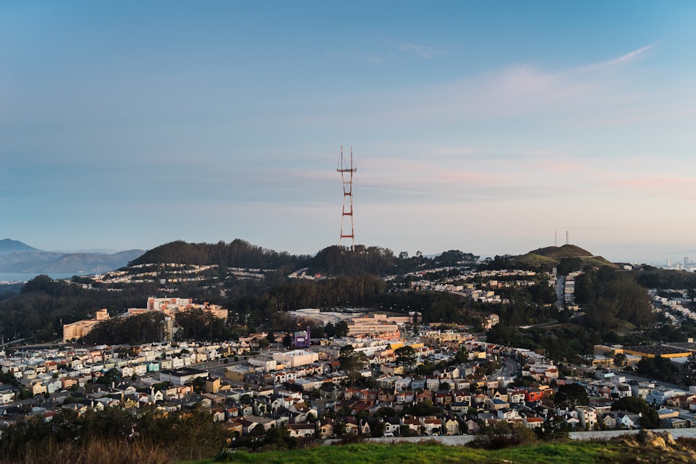 Vue aérienne des bâtiments de la ville pendant la journée