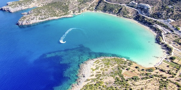 aerial view of body of water during daytime