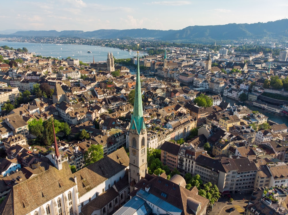 aerial view of city buildings during daytime