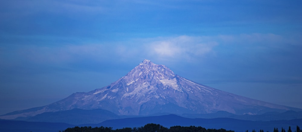 snow covered mountain under blue sky during daytime