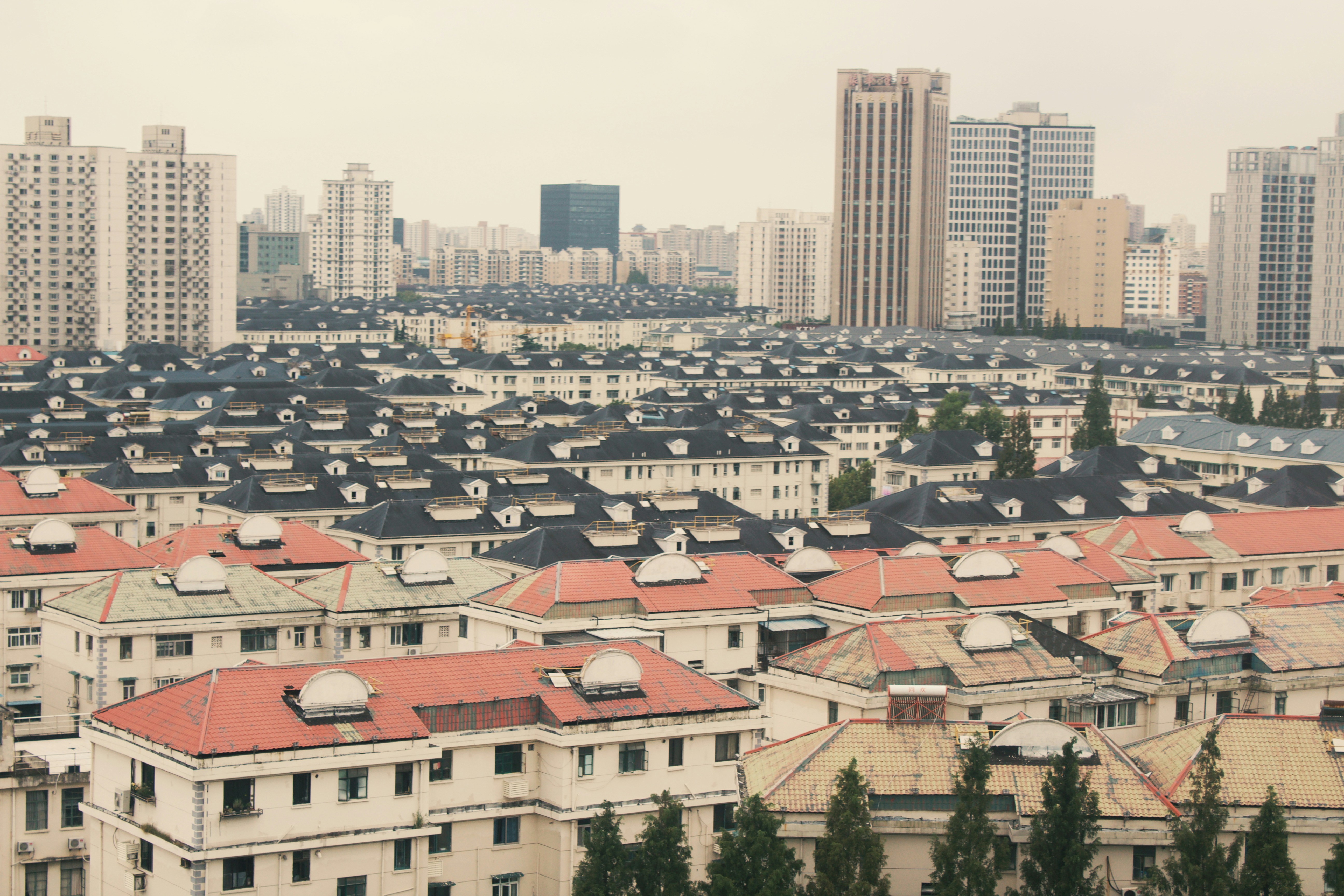 aerial view of city buildings during daytime