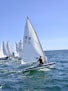 2 white sail boats on sea during daytime