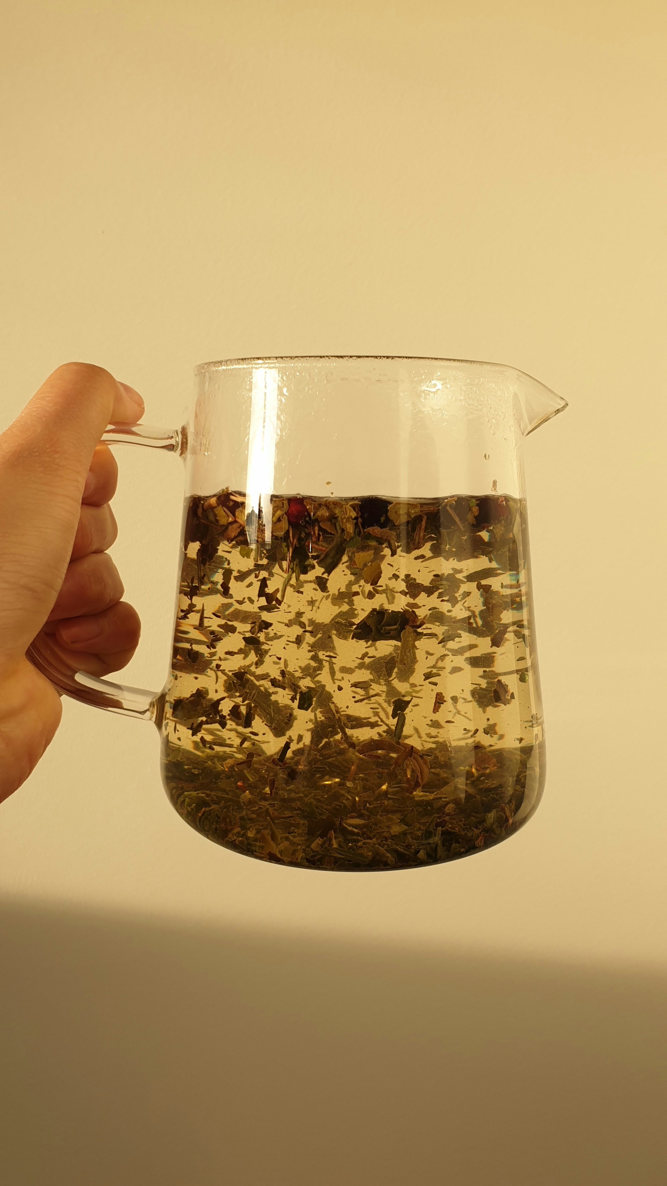 Elegant Glass Pitcher