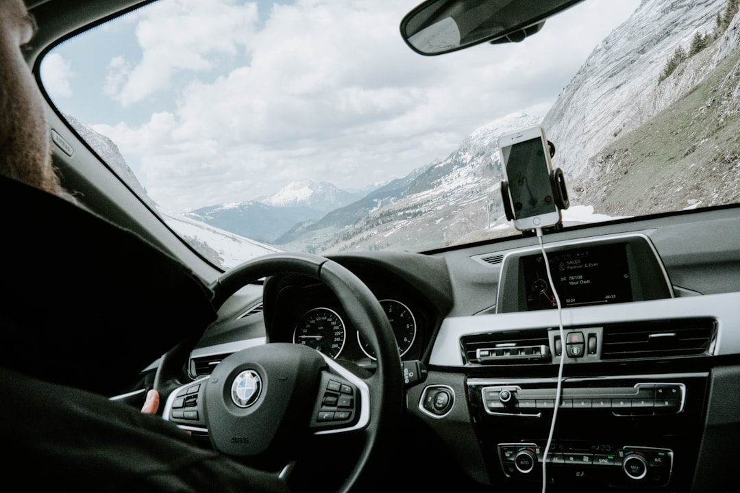 black and gray car interior