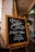 brown wooden framed chalk board