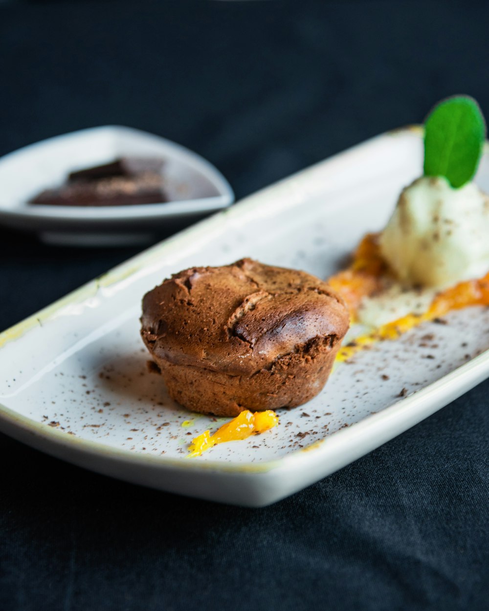 brown bread on white ceramic plate