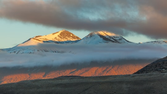 snow covered mountain during daytime in Torres del Paine Chile