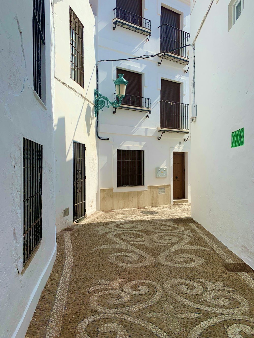 white and brown concrete house