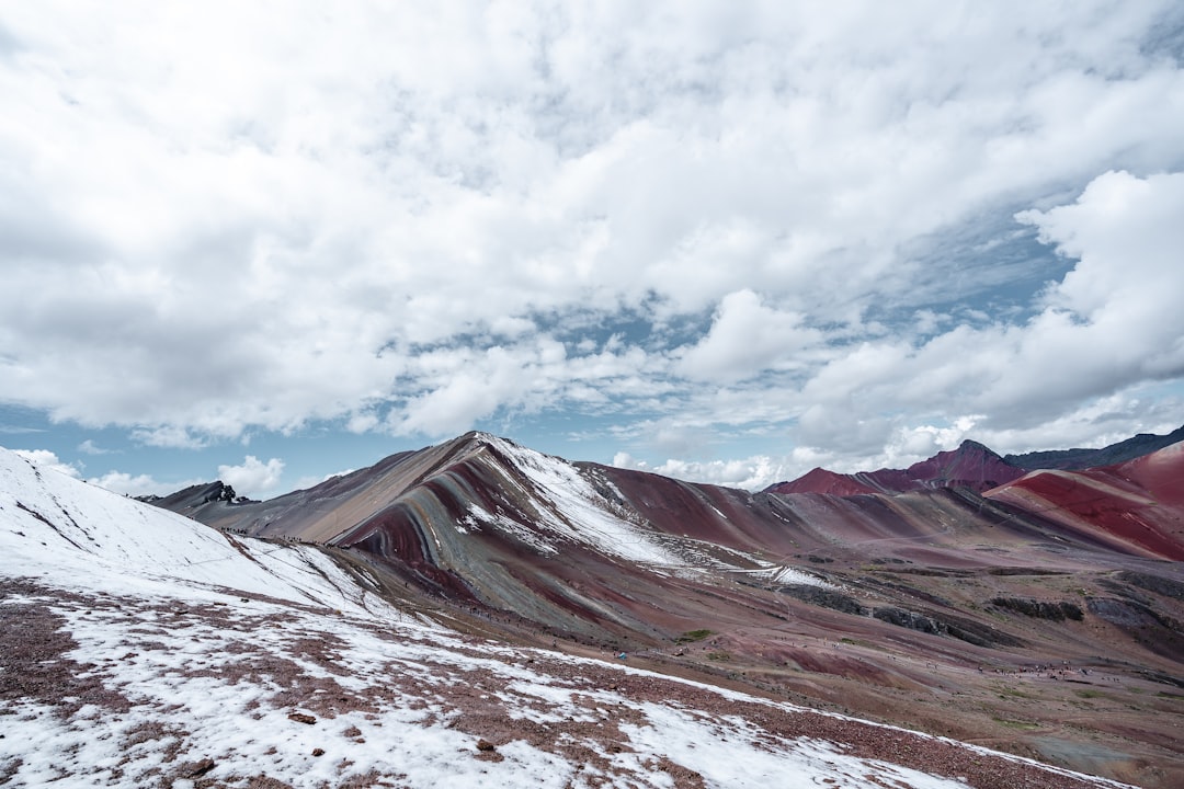 travelers stories about Glacial landform in Rainbow Mountain Cusco, Peru