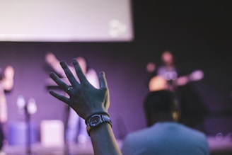 person wearing silver link bracelet watch