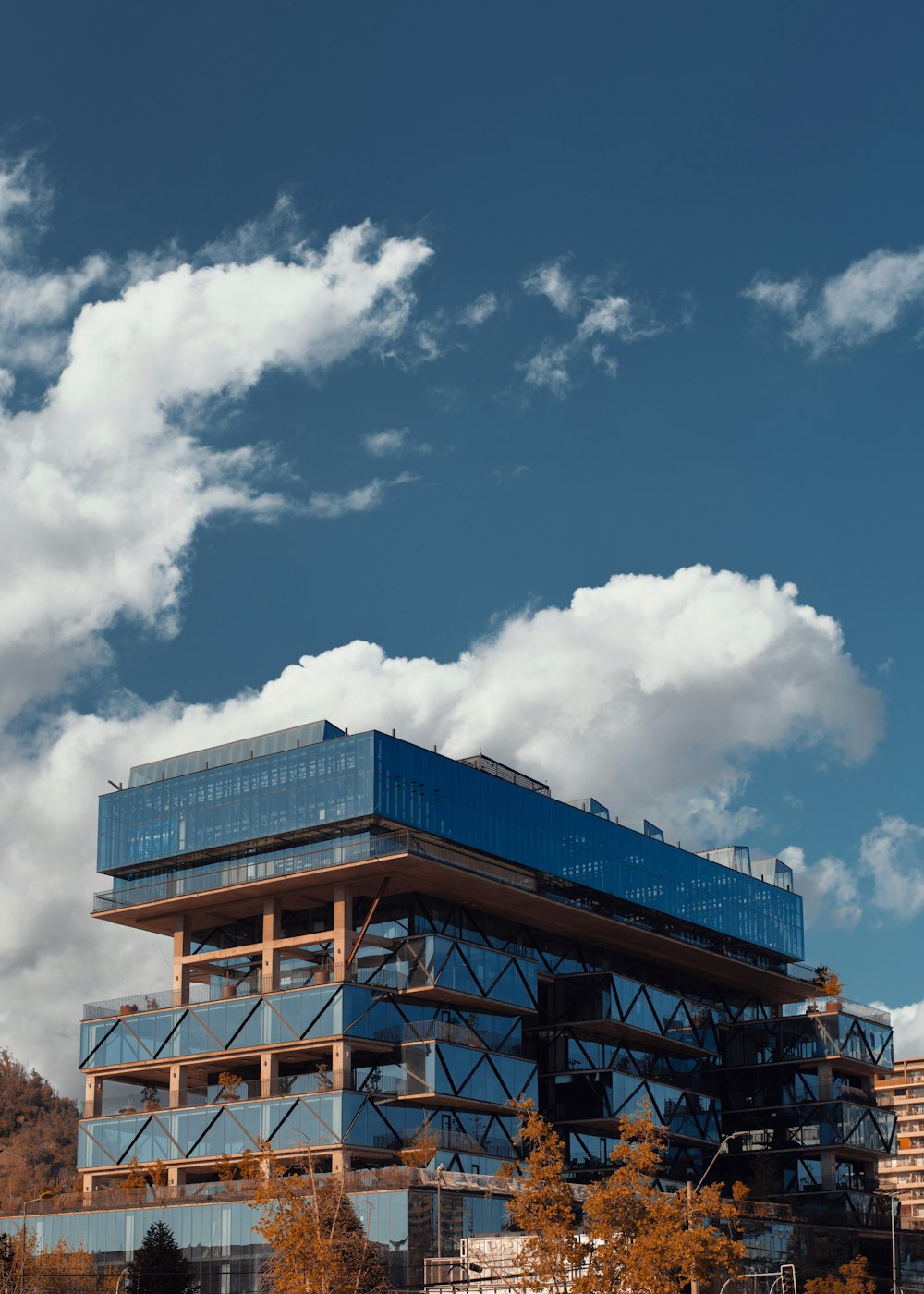 blue and brown building under blue sky during daytime