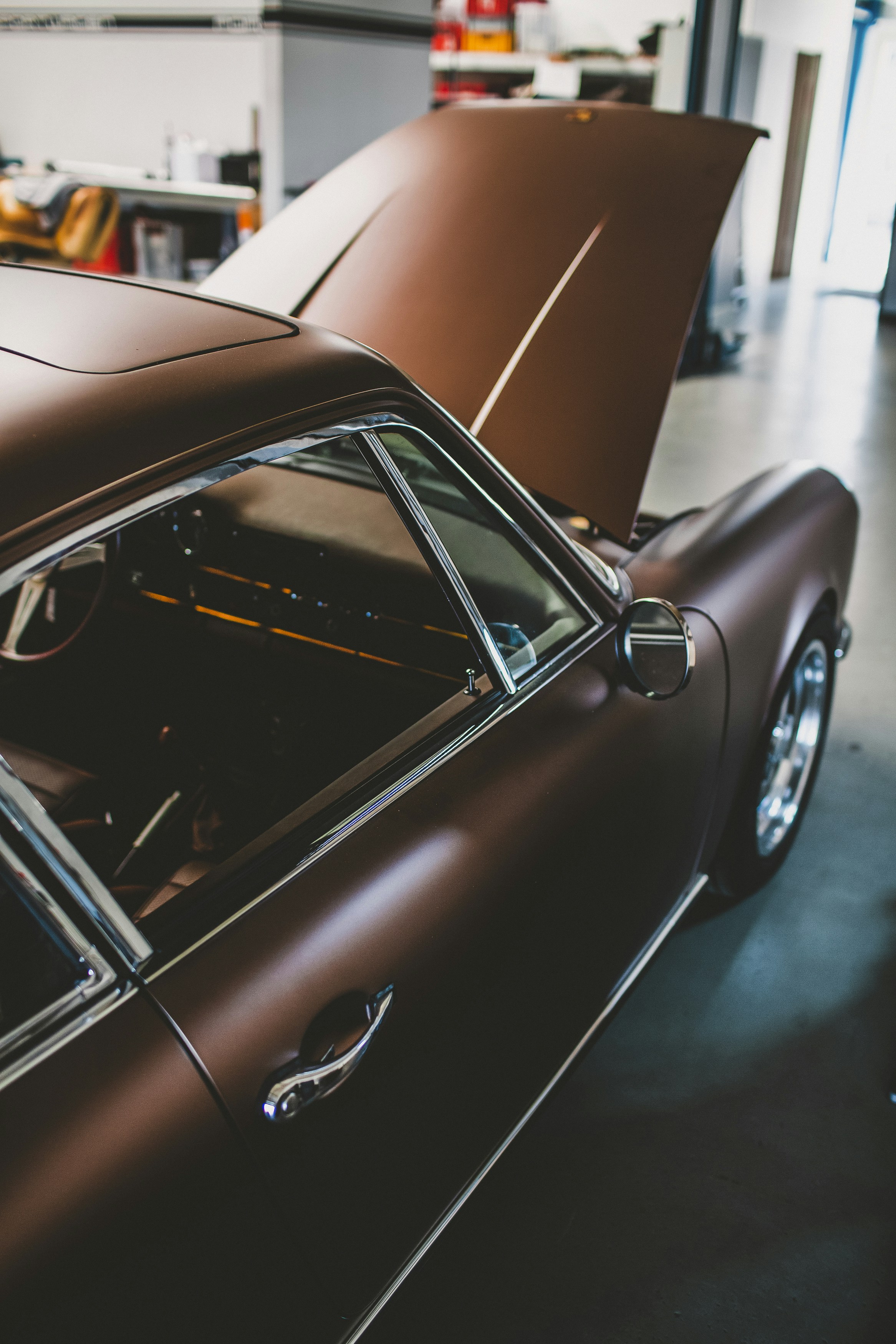 Vintage classic oldtimer sports car - iconic legendary Porsche 911 (Backdating)
